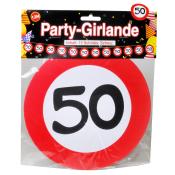 Party-Girlande 50 ca. 12 m bunt