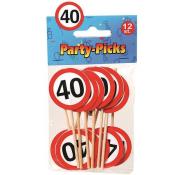 Party-Picks 40, 12 Stück 