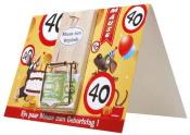 Mausefalle für Geldgeschenk - 40. Geburtstag 