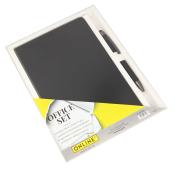 ONLINE Schreib-Set Kugelschreiber und Notizbuch A5 schwarz