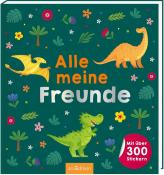 Freundebuch Dinos Alle meine Freunde inklusive über 300 Sticker bunt