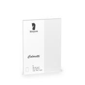 Weißes Papierpaket mit dem Logo Rössler. Format A6, 225 g/m², geeignet für Kopierer und Drucker.