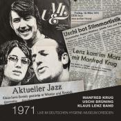 Klaus Lenz Band: 1971 Live im Deutschen Hygiene-Museum Dresden, 2 Audio-CD, 2 Audio-CD - cd