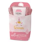 Geschenk-Set Wellnessdusche Queen of the day Einhorn