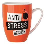 Becher Antistress 250 ml orange