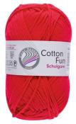 Schulgarn - Cotton Fun, 50g, signalrot 