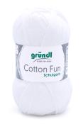 Schulgarn - Cotton Fun, 50g, weiß 
