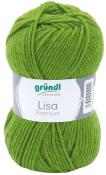 GRÜNDL Wolle Lisa Premium 50 g grasgrün