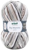 Garnknäuel in verschiedenen Farben, hauptsächlich in Beige, Grau und Braun. Die Oberfläche ist weich und strukturiert.