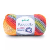 GRÜNDL Garn Papagallo 100 g orange/rot/olive