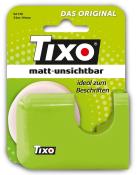 Grüner Tixo Korrekturroller in einer Verpackung. Ideal zum Beschriften, matt und unsichtbar.