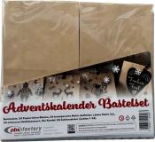 Adventkalender Bastel-Set Natur