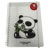 Schülerkalender Panda A5 2024/2025 weiß/schwarz