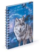 Notizbuch A5 Forest Wolf kariert