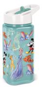 Trinkflasche Disney 540 ml eckig mit Strohhalm