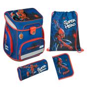 SCOOLI Schultaschen-Set Easy Fit: Spider-Man 5-teilig bunt