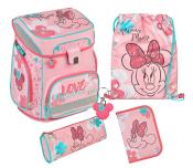 SCOOLI Schultaschen-Set Easy Fit Minnie Mouse 5-teilig rosa