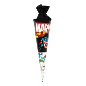 Schultüte Marvel Comics 70 cm mit Filzverschluss bunt