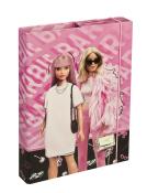 Heftbox Barbie mit Gummizug A4 rosa