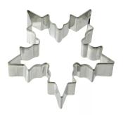 ZENKER Ausstecher Schneeflocke mittel 7,1 x 7,5 cm silber