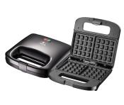 Waffeleisen 2er eckig 750 Watt schwarz