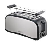Toaster 4 Scheiben 1.400 Watt schwarz/silber