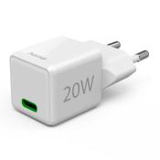 HAMA Mini-Ladgerät USB-C PD/QC 20 W weiß