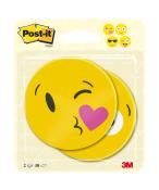 POST-IT Haftnotizen Emoji 70 x 70 mm 2 x 30 Blatt gelb