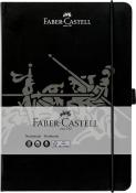 FABER-CASTELL Notizbuch A5 kariert 194 Seiten schwarz