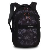 BESTWAY Rucksack mit Blumenmuster 22 l schwarz/violett