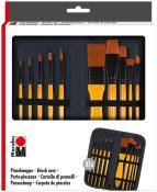 MARABU Pinselmappe inkl. 10 Pinsel