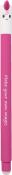 Pinkfarbiger Stift mit einem Einhorn-Design. Auf der Seite steht 'Make your own magic'.