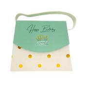 Geldgeschenktasche Happy Birthday 16,5 x 6,5 x 13 cm