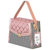 Geschenkverpackung Designer-Handtasche rosa