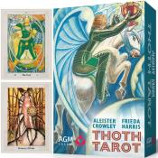 Frieda Harris: Aleister Crowley Thoth Tarot (Standard Edition, English, GB), m. 1 Buch, m. 1 Beilage - gebunden