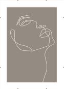 Rahmenloser Bilderhalter 50 x 70 cm transparent