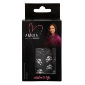 AMIRA Muffinförmchen Pirat Ø 5 cm 12-teilig schwarz/grau