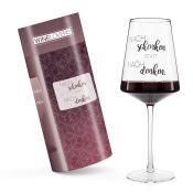 ILP Weinglas "Nachschenken statt nachdenken" 750 ml 1 Stück transparent