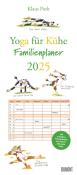 DUMONT - Yoga für Kühe 2025 Familienkalender, 22x49,5cm, Planer mit 6 Spalten für die ganze Familie, Jahresübersicht 2026 und Schulferientabelle, deutsches Kalendarium