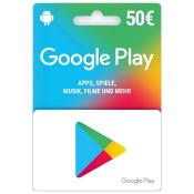 GOOGLE Play Store 50 EUR Gutscheinkarte