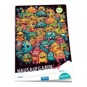 Trötsch Jahresbezogenes Hausaufgabenheft Grundschule Monsterparty 24/25 - Taschenbuch