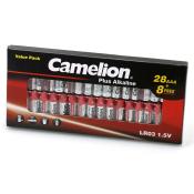 CAMELION Plus Alkaline Value Pack  AAA-Batterien 28 + 8 Stück