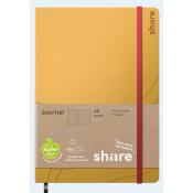 SHARE Journal A5 192 Seiten dotted gelb