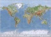 Welt, Reliefkarte, Klein. Earth