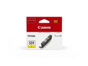 Schwarze Druckerpatrone für Canon PIXMA. Modell 531 Y für gelbe Tinte.