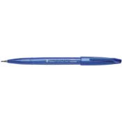 PENTEL Brush Sign Pen Faserschreiber mit flexibler Pinsel-ähnlicher Spitze blau
