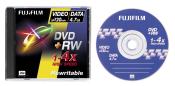 FUJI DVD+RW 4.7GB, 120 Min, Jewel Case, 1 Stück 