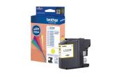 Gelbe Druckerpatrone von Brother. Verpackung zeigt die Modellnummer LC223Y.