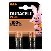 DURACELL Mignon AAA Batterie Plus 4 Stück