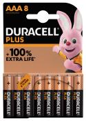 DURACELL Mignon AAA Batterie Plus 8 Stück